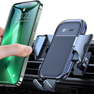 andobil Handyhalterung Auto Lüftung [ 2023 Greifen Perfekt & Hält Bombenfest ] KFZ Handyhalter Handy Halterung Autohalterung für iPhone 14/13/12/11Pro Max Samsung Galaxy S23 Ultra/S22 FE/S21/A52 usw