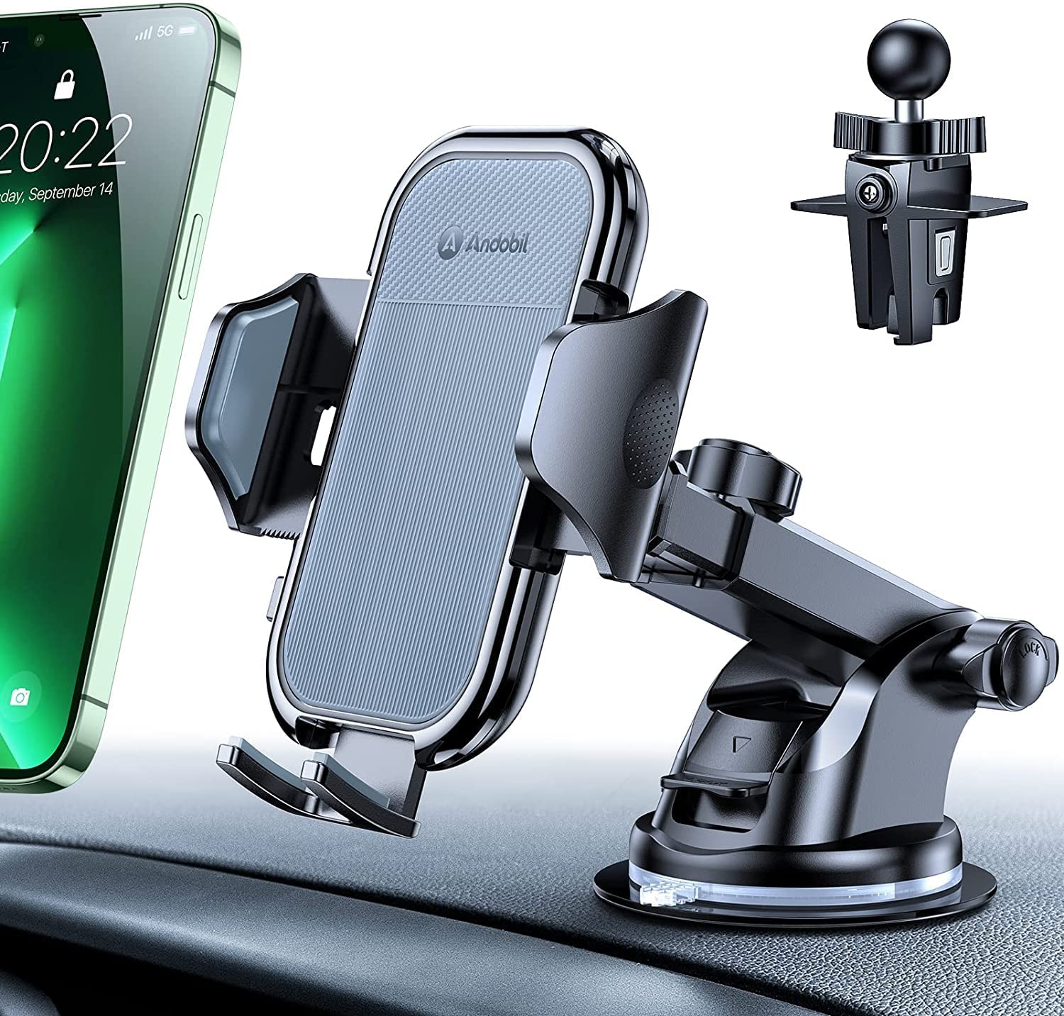 TICILFO Handyhalterung Auto [3-in-1] für Kfz Lüftung & Saugnapf Handyhalter  360° Drehbar Autohalterung Handy Halterung Universal für iPhone Android  Smartphones : : Elektronik & Foto