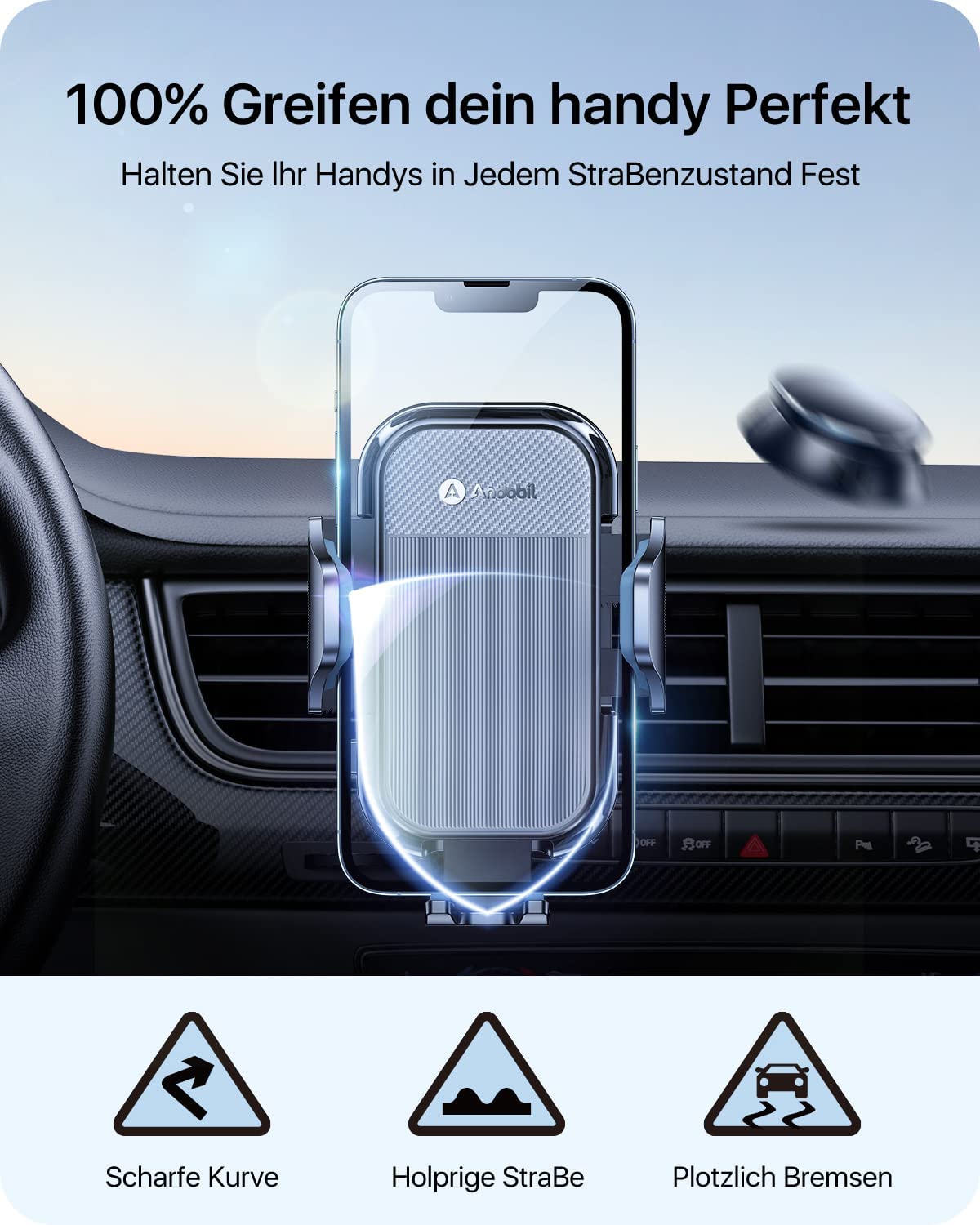 TOPK Handyhalterung Auto Handyhalter fürs Auto Lüftung mit 2023
