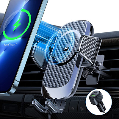 andobil Handyhalterung Auto mit Ladefunktion Wireless Charger